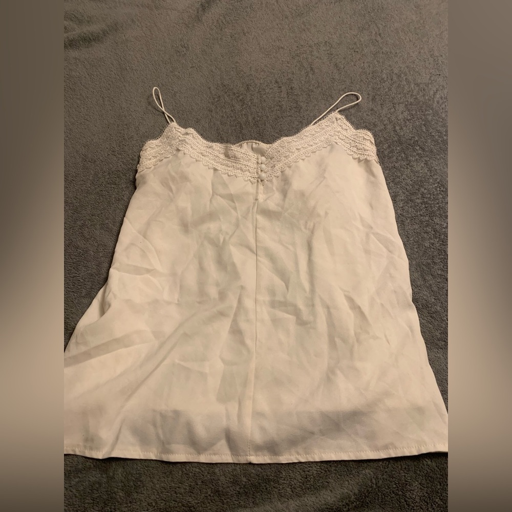 Cute white tank top